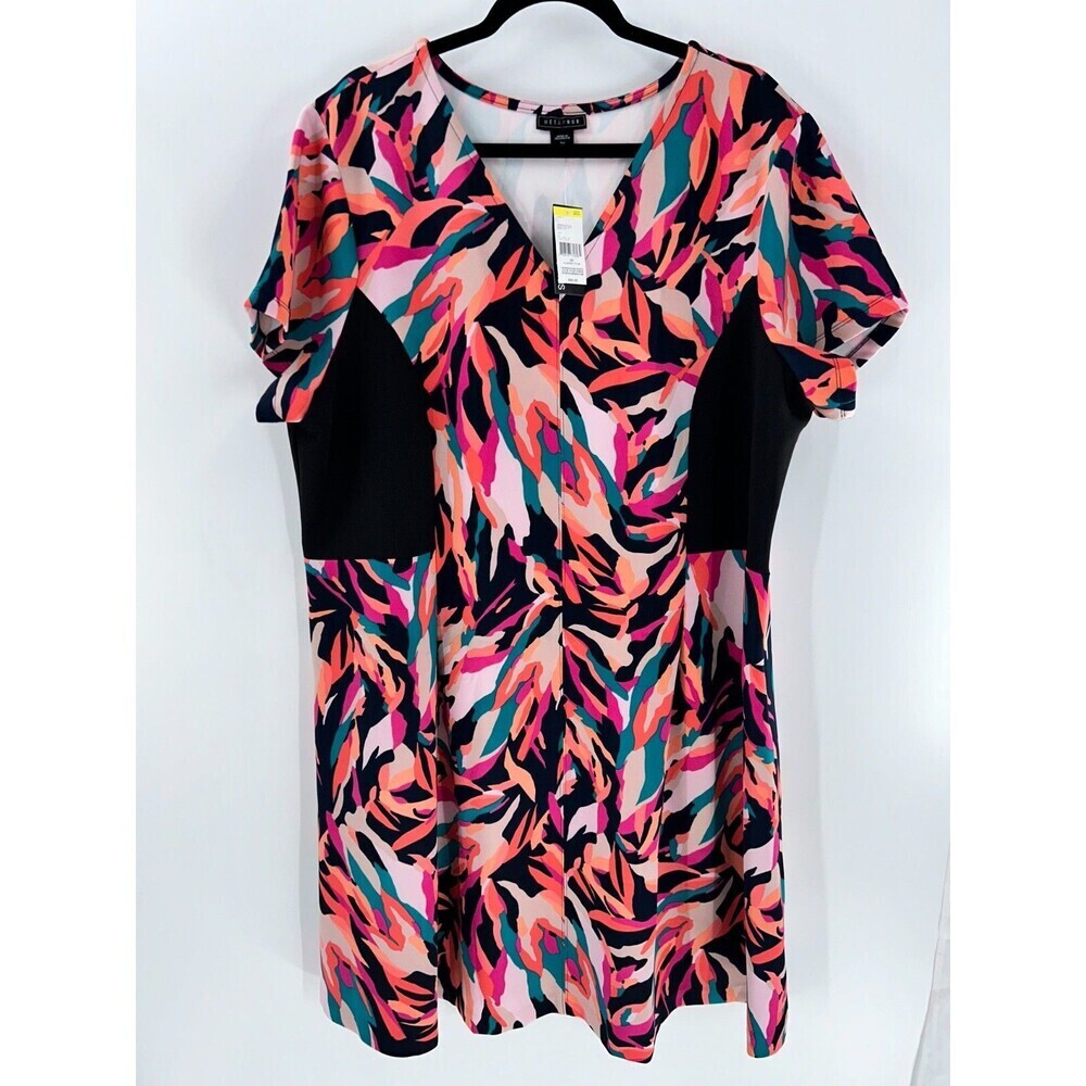 Women's Metaphor Flare Scuba Dress Size 3X - Picture 2 of 7
